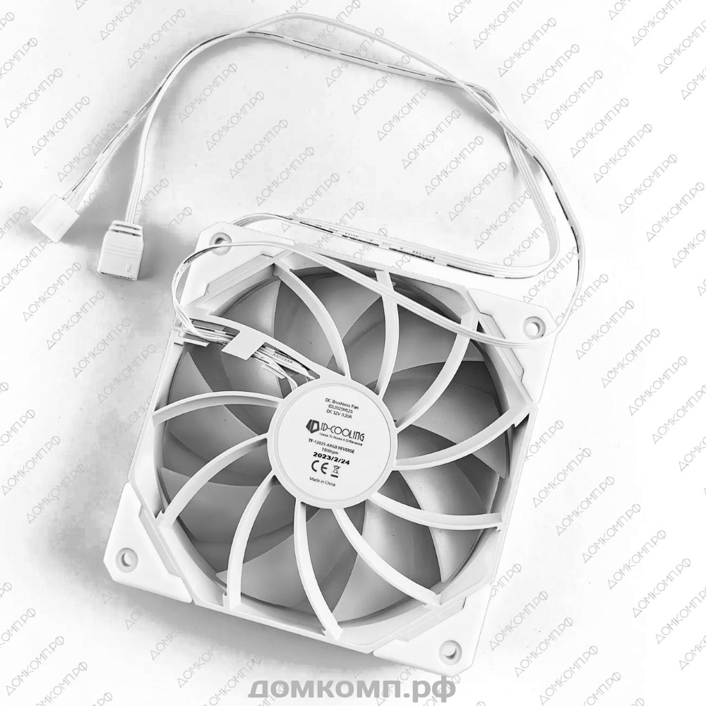 Вентилятор 120мм ID-Cooling ID-12025M12S-ARGB White в Оренбурге — Домкомп.рф